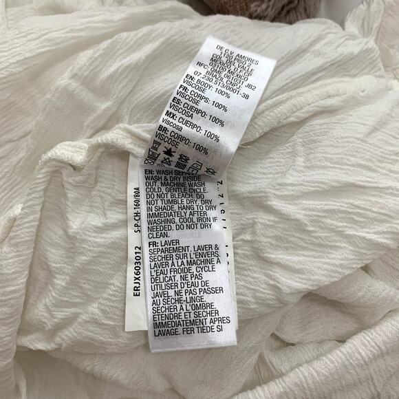 Roxy strappy white sun dress / swim cover-up size S - Picture 11 of 14